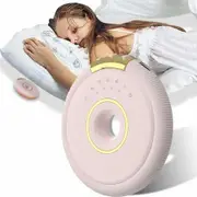 White Noise Machine,Bluetooth Pillow Speaker,Bone Conduction Sound Machine,Portable Sound Machine,Rechargeable,Timer,7 Non-looping Sounds (Pink)