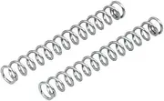10pcs Stainless Steel 304 Coil Compression Springs with End Ground and Flat(50mm,2MM)