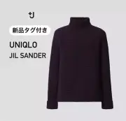 UNIQLO x Jil Sander +J Ribbed Turtleneck Sweater Long Sleeve Purple M New