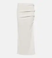 [Christopher Esber] Christopher Esber Cutout jersey maxi skirt AU 12 white
