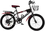 WWCEEM Youth Bicycle Male and Female Pedal Children's Mountain Bike Bicycles Road Bike Variable Speed