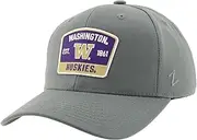 ZHATS Standard NCAA Officially Licensed Hat Competitor Patch Switchback Gray
