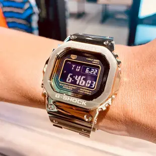 【G-SHOCK】電波藍芽太陽能不鏽鋼耐衝擊潛水錶-獨一無二金色 GMW-B5000GD-9 現代鐘錶