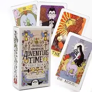 Banquiura Adventure Time Tarot - 78 Cards Pocket Edition for Beginners, Divination Tools Size: 4.06"x 2.36"