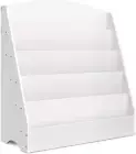 Keezi 5-Tier Kids Bookshelf, Rotating Corner Storage Rack - Home & Kindergarten