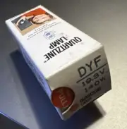 General Electric GE QuartzLine 19.3V 140W Projection DYF Light Bulb NOS ~ L14