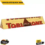 3 x TOBLERONE Swiss Milk Chocolate Honey and Almond Nougat 360g-FREE SHIPPING AU