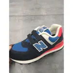 有間店🔹NEW BALANCE 574系列 運動鞋 中童 童鞋 魔鬼氈 黑藍紅PV574RBT