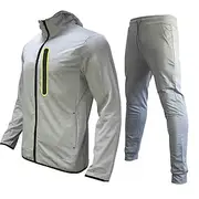 Men's Tracksuit Outfit Set Hoodies Set Hoodie Outdoor Daily Sports Zip Up Pocket Drawstring Color Block Black Yellow Red Polyester Activewear Fashion Streetwea
