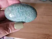 Large Amazonite Palm Stone