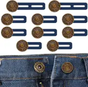 Sztxj 10 Pack Belt Extender for Pants, Trouser Extender, Waist Extender for Women, Belt Extender for Men