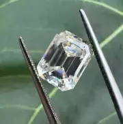 1 CT Emerald Cut Lab grown Certified Natural Diamond for Making Jewellery & Ring