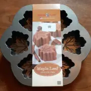 NordicWare Platinum Collection Maple Leaf Muffin Pan