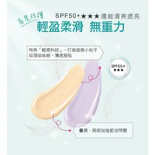 外盒退色【LEGERE蘭吉兒】玩鎂光 光感保濕防曬隔離乳SPF50+(4入組)最低效期2023.02.21