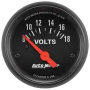 Autometer Z-Series Voltmeter Electric - 2 1/16 Inch, Short Sweep, 8 - 18V, AU2645