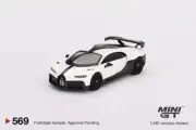 1:64 Mini GT #569 Bugatti Chiron Pur Sport White mgt00569