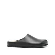 [Common Project] Common Project Leather Slippers 40 IT BLACK