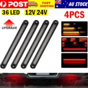 4X 12V 24V NEON TAIL LIGHTS 36 LED TRUCK UTE TRAILER STOP SEQUENTIAL INDICATOR