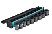 Makita B-69749 Set 9 Sockets 10/11/13/17/19/21/22/24/27mm 1/2" Case