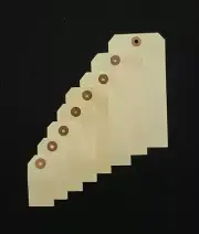 1000 Manila Tags Shipping Hang Label Scrapbook Size 1 2 3 4 5 6 NO STRING, WIRE