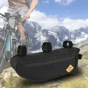 (L)Large Waterproof Triangle Frame Bag Front Top Tube Cycling Under LJ