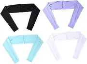 [WHAMVOX] 4pcs Women Sports Sleeve Anti-uv Cooling Shawl Sleeves Anti UV Cooling Shawl Driving Shawl Cool Sleeves for arms Men Sleeve Shawl Cuff Sleeves Riding Man Sun Protection Shirt
