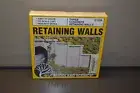 HO Scale Woodland Scenics Retaining Walls - 3 Concrete Sections C1258 - New