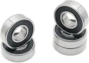 6202RS Bearing ABEC-7 (2PCS) 15 * 35 * 11 mm Deep Groove 6202 2RS Ball Bearings 180202 RS 6202 2RS EMQ Quality