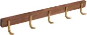 Wall Mounted Coat Rack, Entryway Hanging Rack with Rustic Hooks for Coat, Scarf,