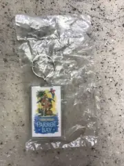 Vintage NOS Captain Morgan Parrot Bay Rum Alcohol Keyring Keychain - Fast Ship!