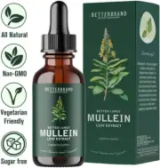 Mullein Leaf Extract Drops All-Natural Health Care Ingredients