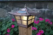 10 PACK 4X4 SOLAR POST CAP COPPER ELECTROPLATED AMBIENCE LED DECK FENCE LIGHTS