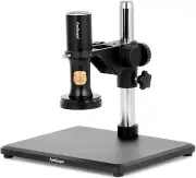 AmScope 0.35X-11.2X DM756 Series 1080p HDMI All-in-1 Digital Microscope on Stand
