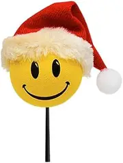 HappyBalls Happy Santa w Hat Car Antenna Topper/Antenna Ball/Mirror Dangler/Desktop Spring Stand Bobble