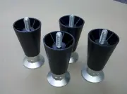 Countertop 4" Adjustable Legs Set of 4 Large Flanged Foot NEW Cornelius, Bunn