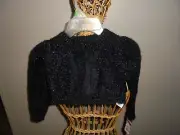 CAT & JACK HOOK & EYE FRONT CLASP CROP SWEATER - SIZE 2T