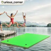 9'x6' XPE Foam Tear Proof Swimming Pool Water Mat Floating Lily Pad Warranty