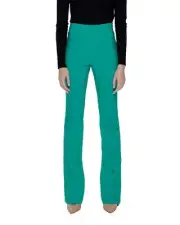 Sandro Ferrone HighWaisted Wide Leg Pants Women Green
