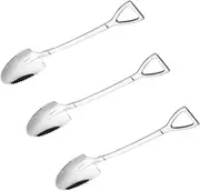 GRIRIW Grape Cutter Fruit Spoons 3 Pcs Set Serrated Edge 304 Stainless Steel Easy to Use