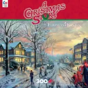 NEW Thomas Kinkade Holiday Movies - A Christmas Story - 300 Piece Puzzle