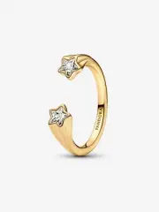 *BRAND NEW* Pandora 14k Yellow Gold Plated Shooting Stars Open Ring 163582C01