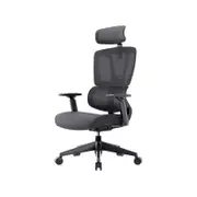 MECCA Ergonomic Double Mesh Back & Fabric Seat Manager Computer Office Task Chair - Black