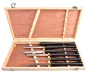 6 pieces turning tools woodworking turning tools high-speed steel