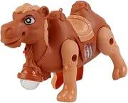 CIYODO Electric Camel Toy Musical Light Simulated Animal Toy for Boys and Girls Rope for Toddlers for Christmas Birthday