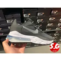 在飛比找蝦皮購物優惠-S.G NIKE AIR MAX 270 REACT 黑 銀