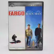 Fargo / Rain Man Double Feature 2DVD Set Widescreen Tom Cruise Frances McDormand