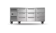 Skope ProSpec Nine Drawer Three Bay Underbench GN 1/1 Fridge - Under Bench Fr...