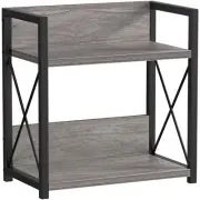 Countertop Shelf Organizer 2 Tier Coffee Organizer for Desktop Grey Counter S...