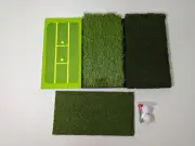 NEW- Golf Hitting Mat 4 in 1 Practice Indoor Outdoor Grass Striking Mat -2 Balls