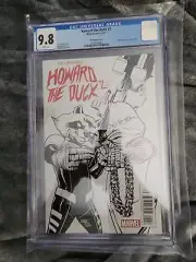HOWARD THE DUCK #2 (2015 Marvel) CGC 9.8 RUN THE JEWELS RTJ Asrar Sketch Variant